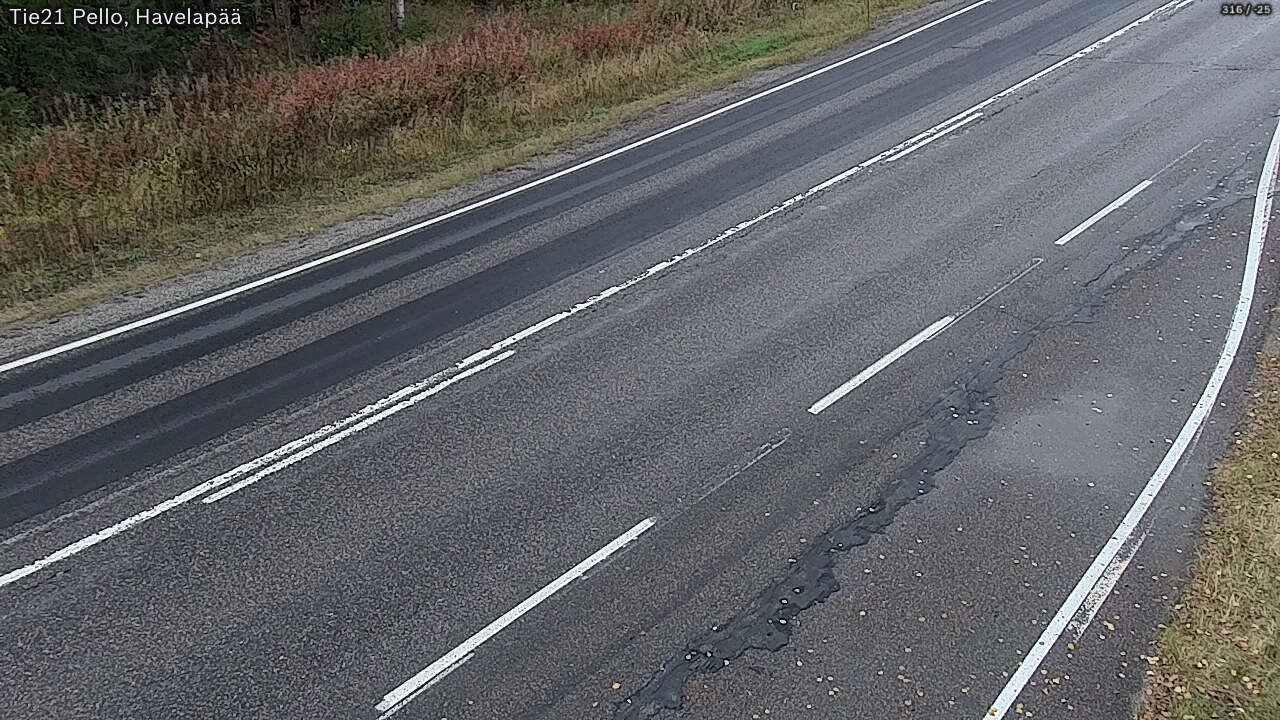 Kelikamerat Kuva Tie 21 Pello, Havelanpää, Pello, Lappi