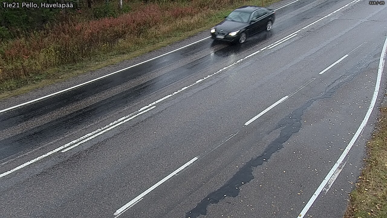 Weather Camera Image Väg 21 Pello, Havelanpää, Pello, Lappi