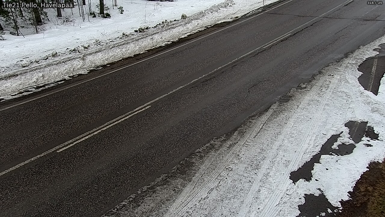 Kelikamerat Kuva Tie 21 Pello, Havelanpää, Pello, Lappi