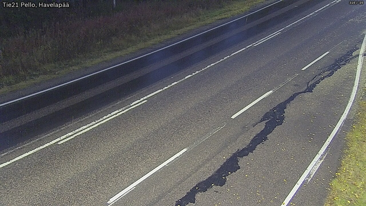 Kelikamerat Kuva Tie 21 Pello, Havelanpää, Pello, Lappi