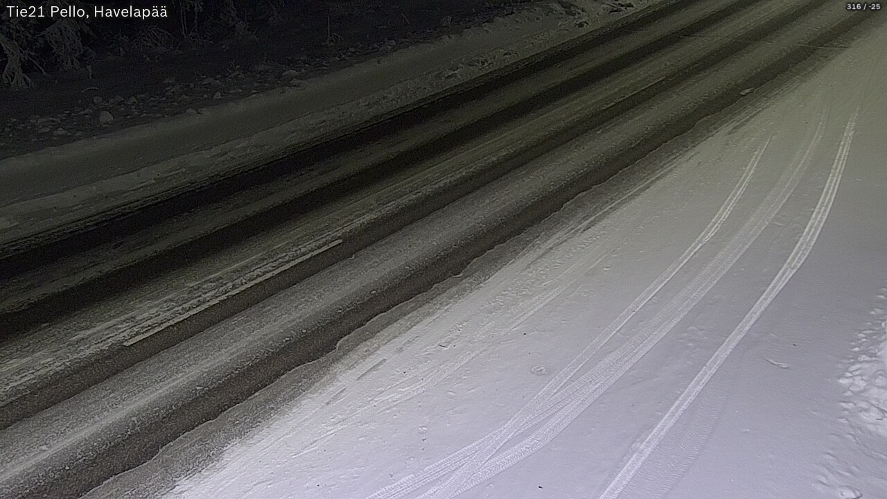 Kelikamerat Kuva Tie 21 Pello, Havelanpää, Pello, Lappi