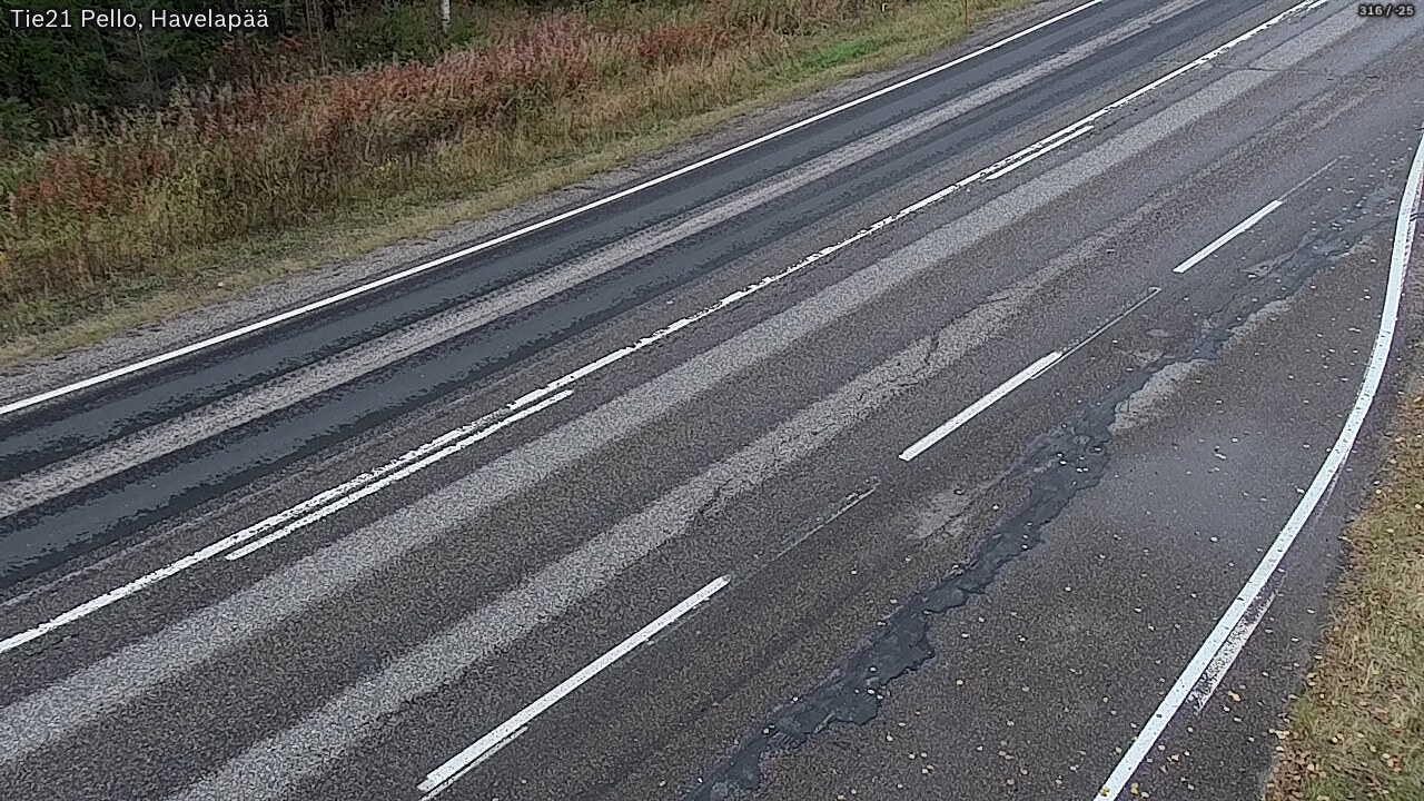 Kelikamerat Kuva Tie 21 Pello, Havelanpää, Pello, Lappi