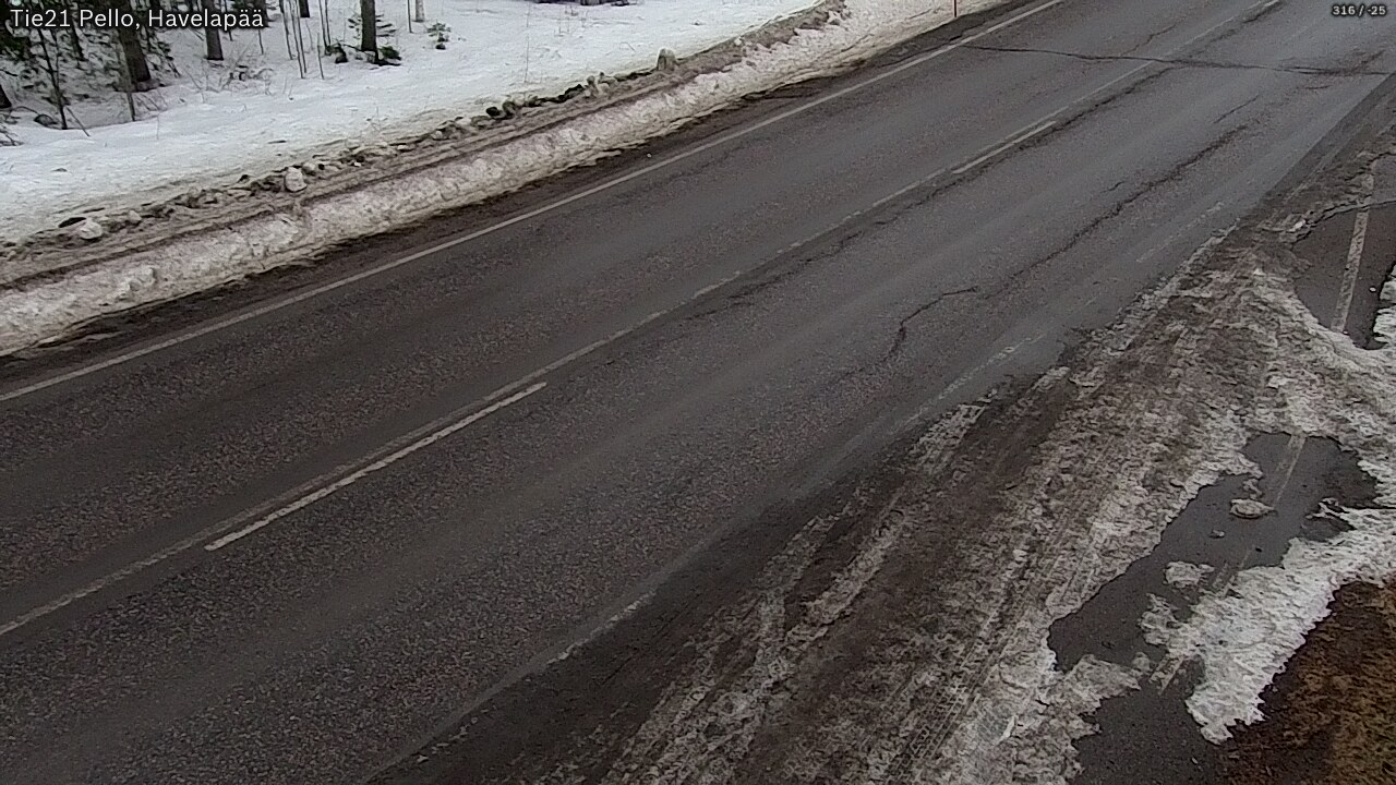 Kelikamerat Kuva Tie 21 Pello, Havelanpää, Pello, Lappi