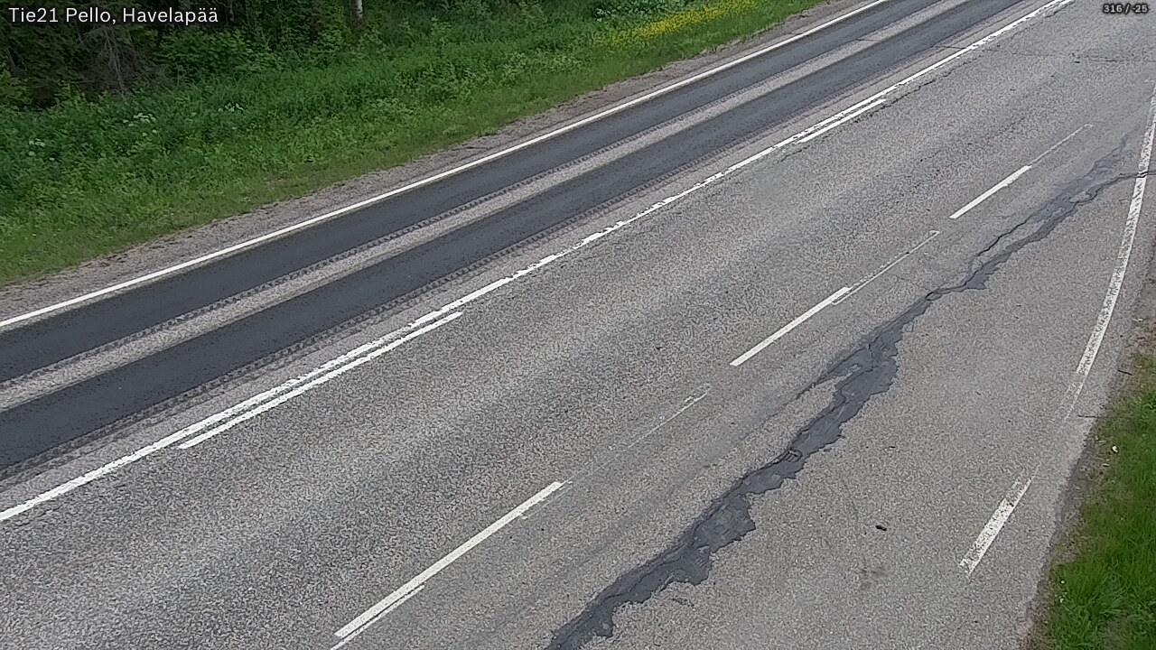 Kelikamerat Kuva Tie 21 Pello, Havelanpää, Pello, Lappi