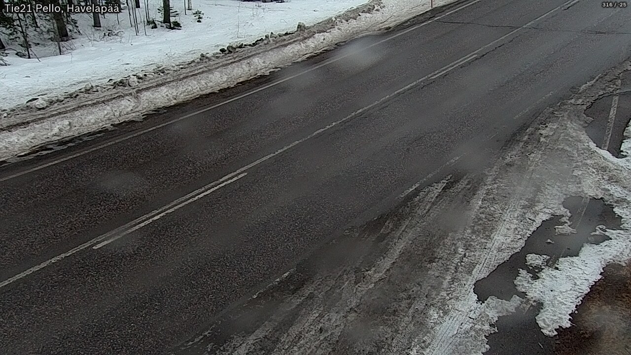 Kelikamerat Kuva Tie 21 Pello, Havelanpää, Pello, Lappi