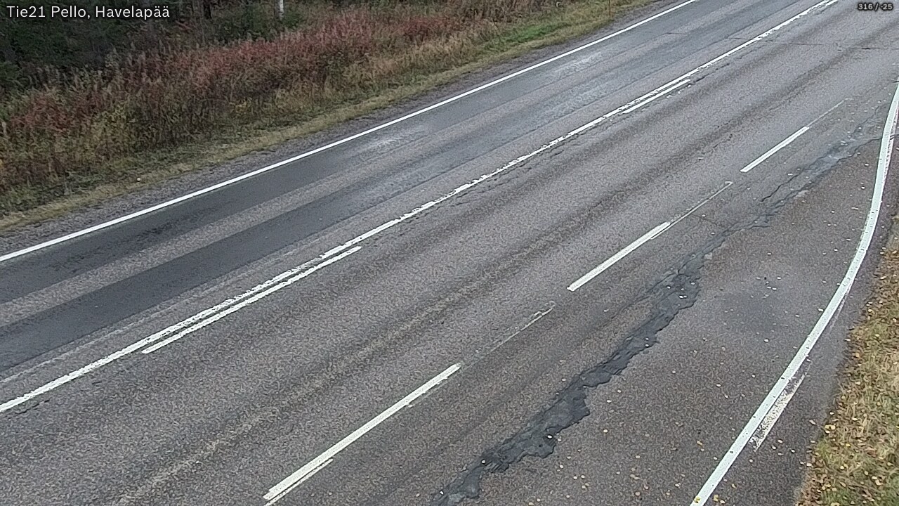 Kelikamerat Kuva Tie 21 Pello, Havelanpää, Pello, Lappi
