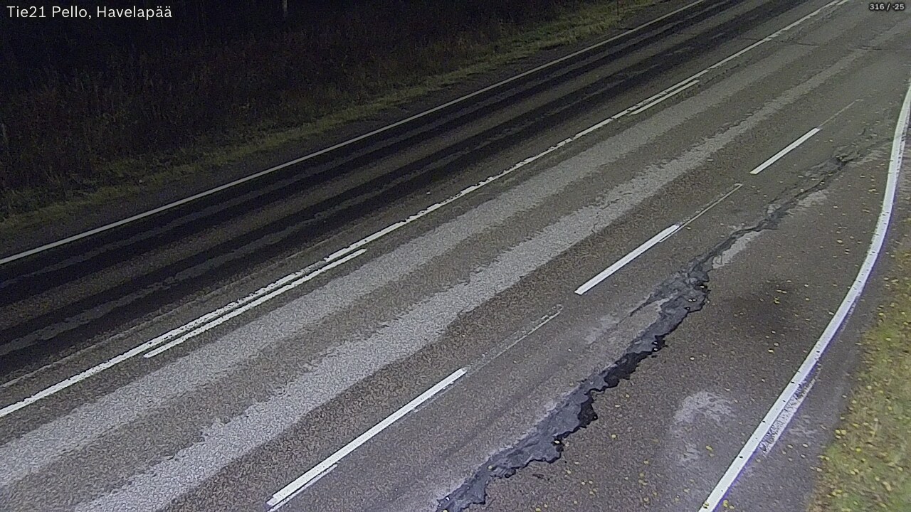 Kelikamerat Kuva Tie 21 Pello, Havelanpää, Pello, Lappi