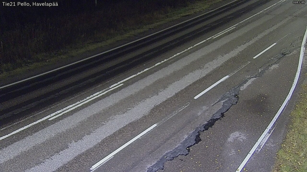 Kelikamerat Kuva Tie 21 Pello, Havelanpää, Pello, Lappi