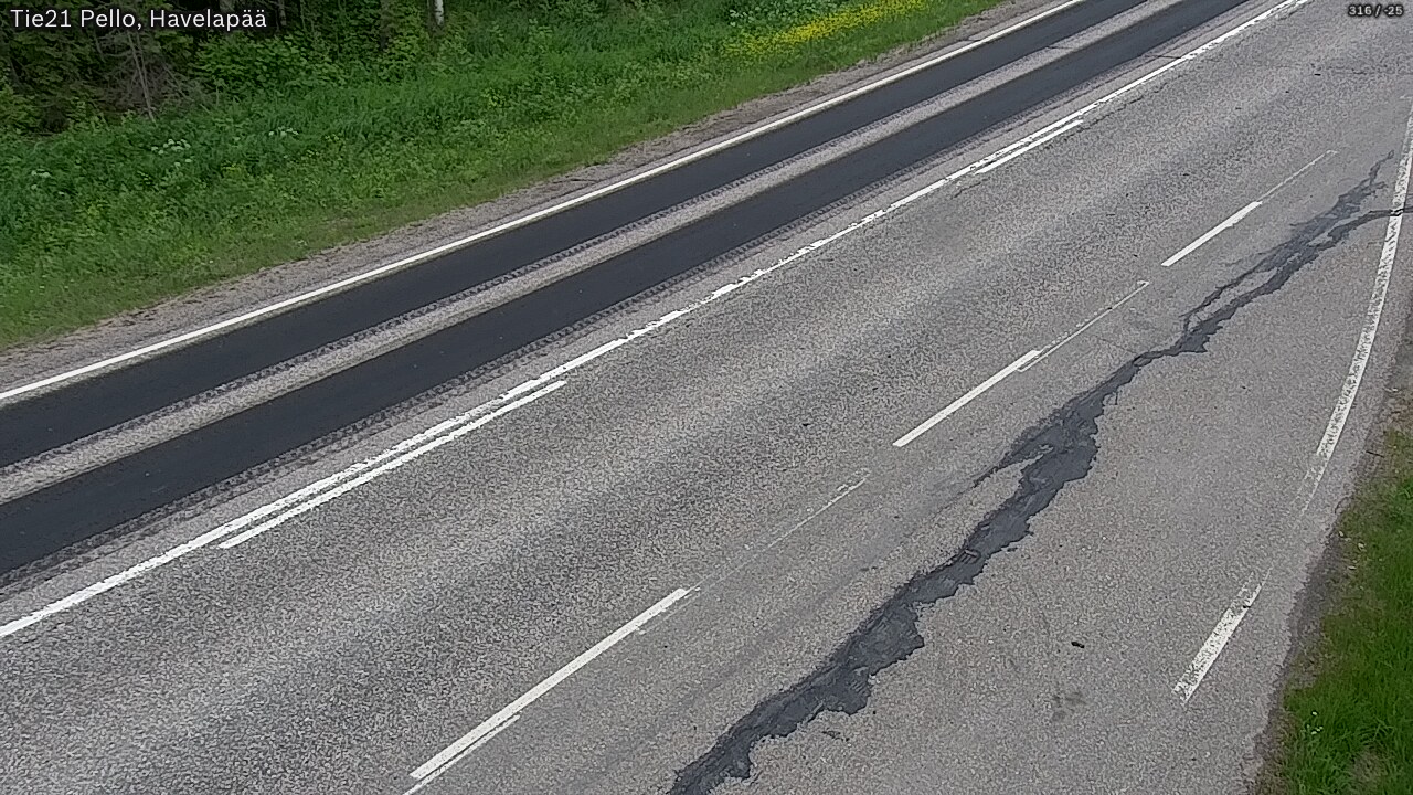Kelikamerat Kuva Tie 21 Pello, Havelanpää, Pello, Lappi