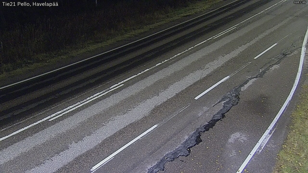 Kelikamerat Kuva Tie 21 Pello, Havelanpää, Pello, Lappi