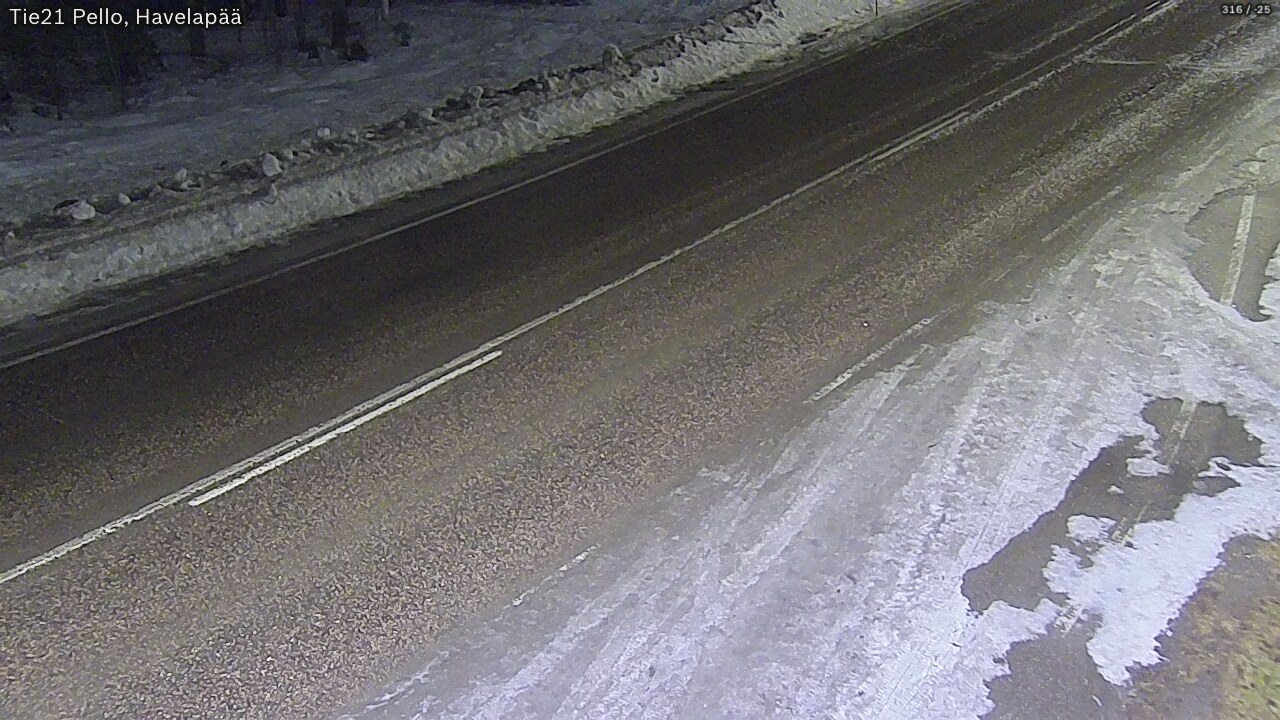 Kelikamerat Kuva Tie 21 Pello, Havelanpää, Pello, Lappi