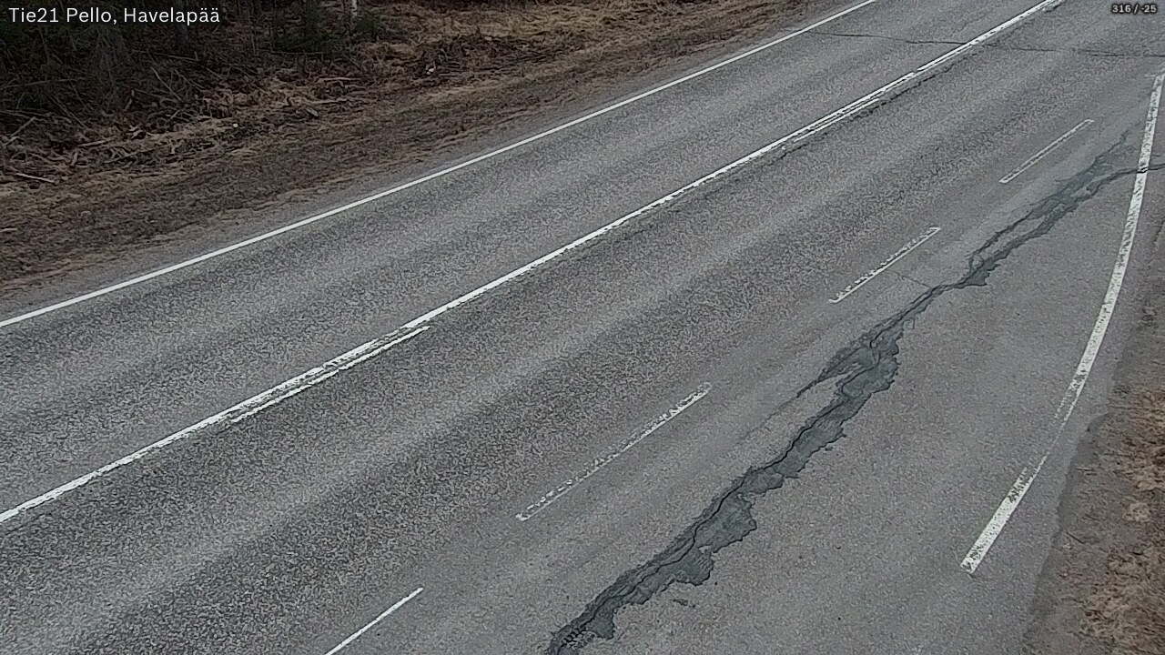 Kelikamerat Kuva Tie 21 Pello, Havelanpää, Pello, Lappi