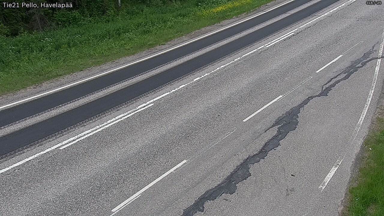 Kelikamerat Kuva Tie 21 Pello, Havelanpää, Pello, Lappi