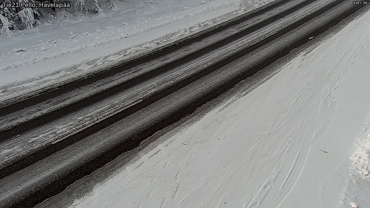 Kelikamerat Kuva Tie 21 Pello, Havelanpää, Pello, Lappi