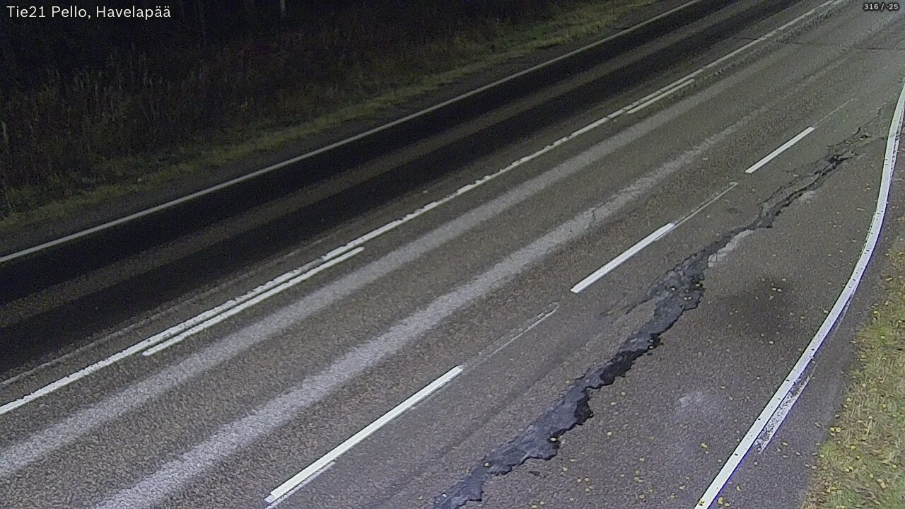 Kelikamerat Kuva Tie 21 Pello, Havelanpää, Pello, Lappi