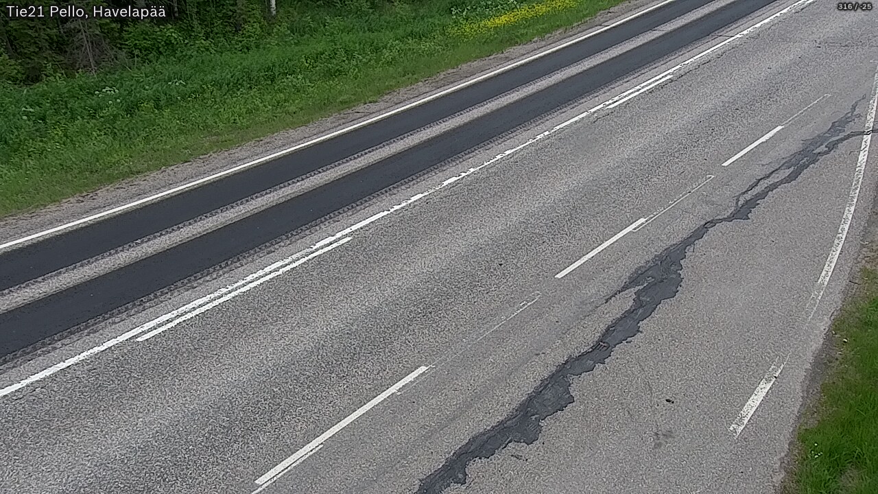 Kelikamerat Kuva Tie 21 Pello, Havelanpää, Pello, Lappi