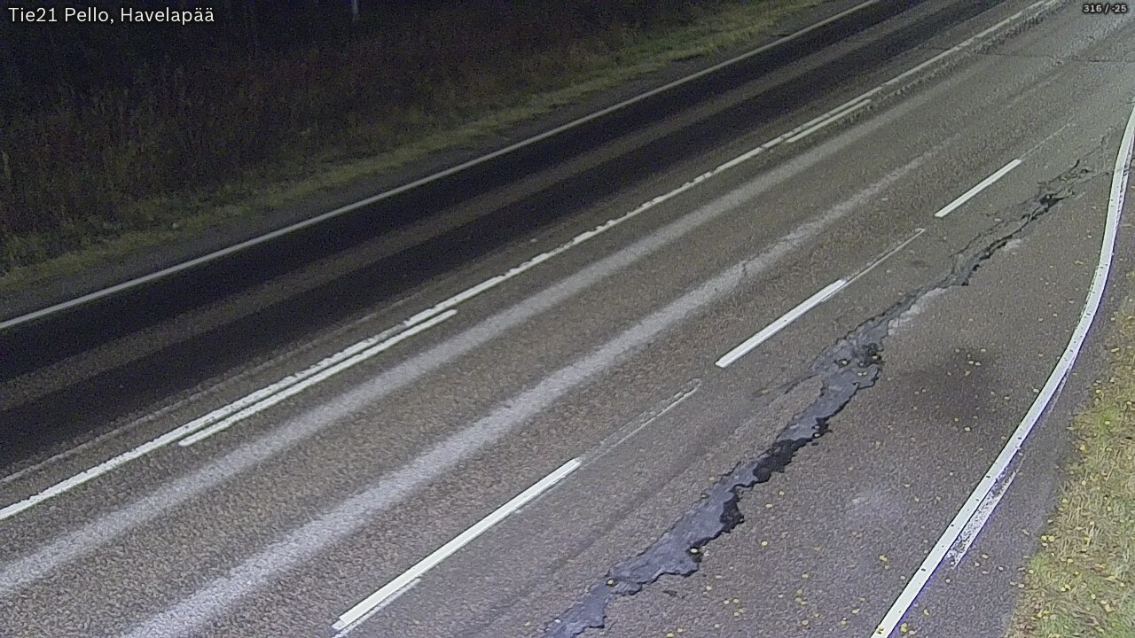 Kelikamerat Kuva Tie 21 Pello, Havelanpää, Pello, Lappi