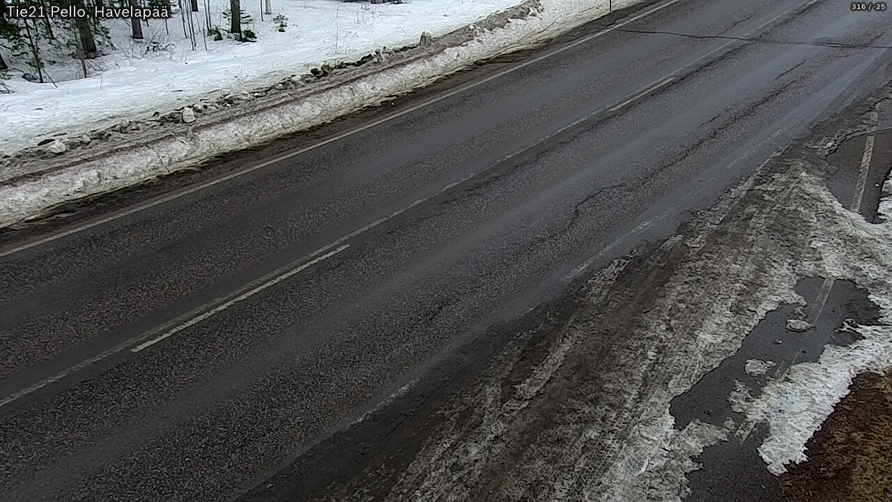 Kelikamerat Kuva Tie 21 Pello, Havelanpää, Pello, Lappi