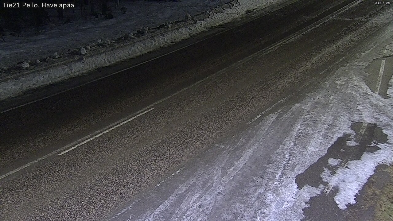 Kelikamerat Kuva Tie 21 Pello, Havelanpää, Pello, Lappi