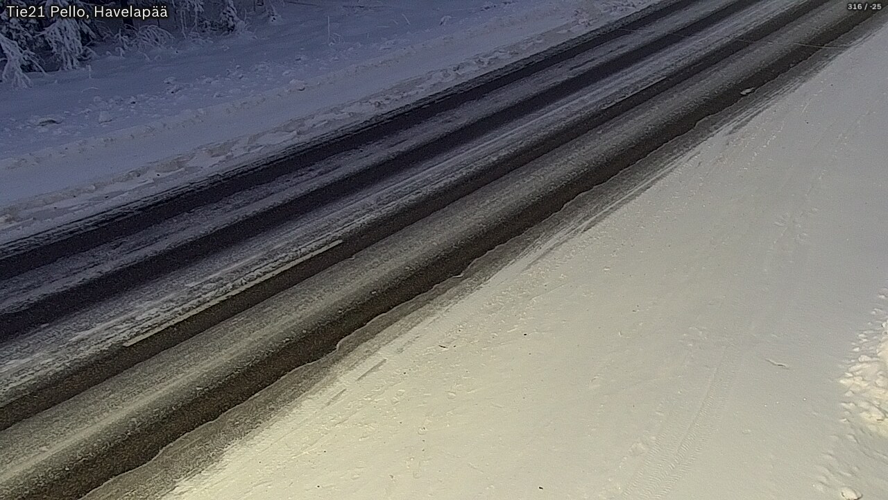 Kelikamerat Kuva Tie 21 Pello, Havelanpää, Pello, Lappi