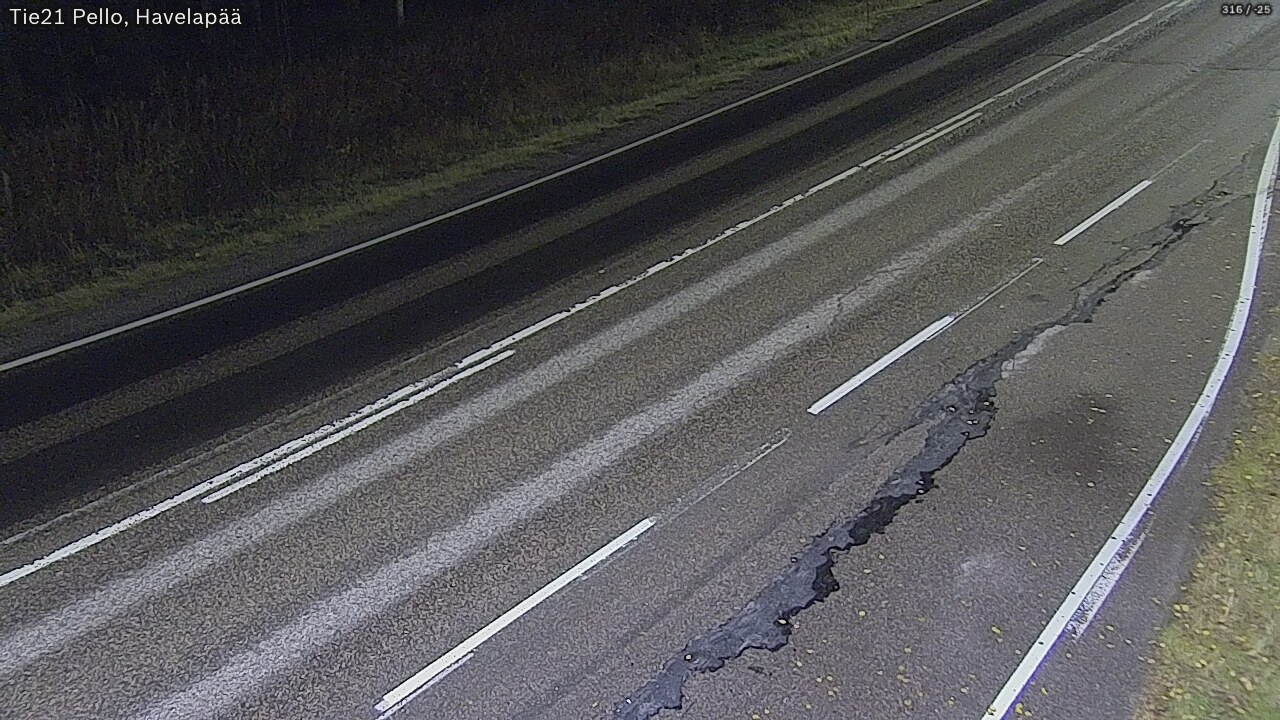 Kelikamerat Kuva Tie 21 Pello, Havelanpää, Pello, Lappi