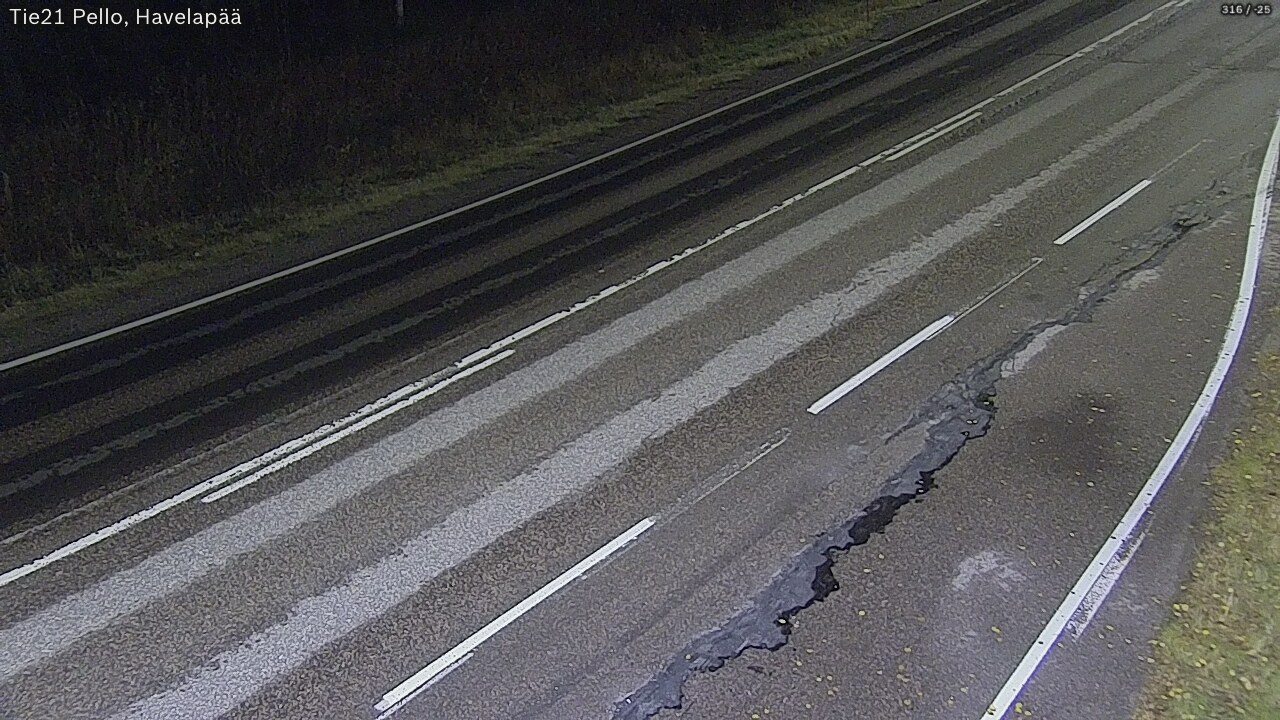 Kelikamerat Kuva Tie 21 Pello, Havelanpää, Pello, Lappi