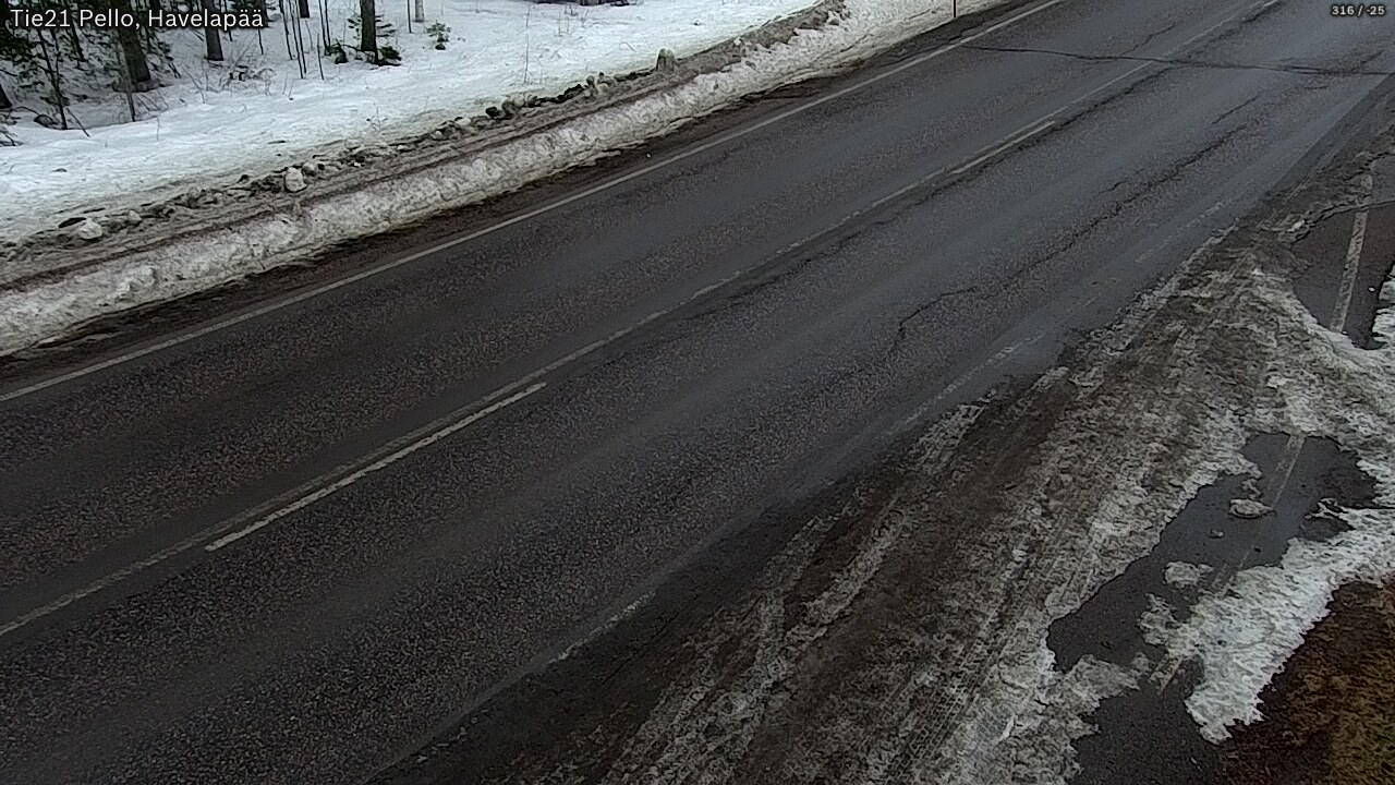 Kelikamerat Kuva Tie 21 Pello, Havelanpää, Pello, Lappi