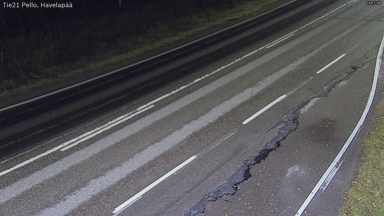 Kelikamerat Kuva Tie 21 Pello, Havelanpää, Pello, Lappi