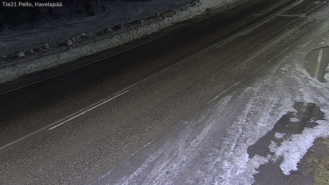 Kelikamerat Kuva Tie 21 Pello, Havelanpää, Pello, Lappi