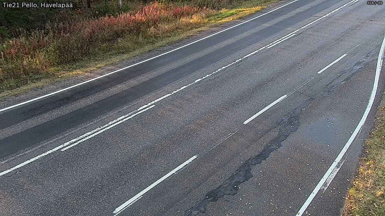 Kelikamerat Kuva Tie 21 Pello, Havelanpää, Pello, Lappi