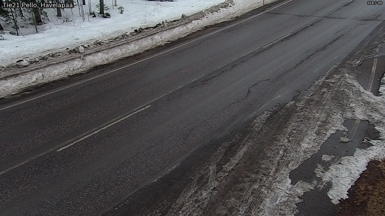 Kelikamerat Kuva Tie 21 Pello, Havelanpää, Pello, Lappi