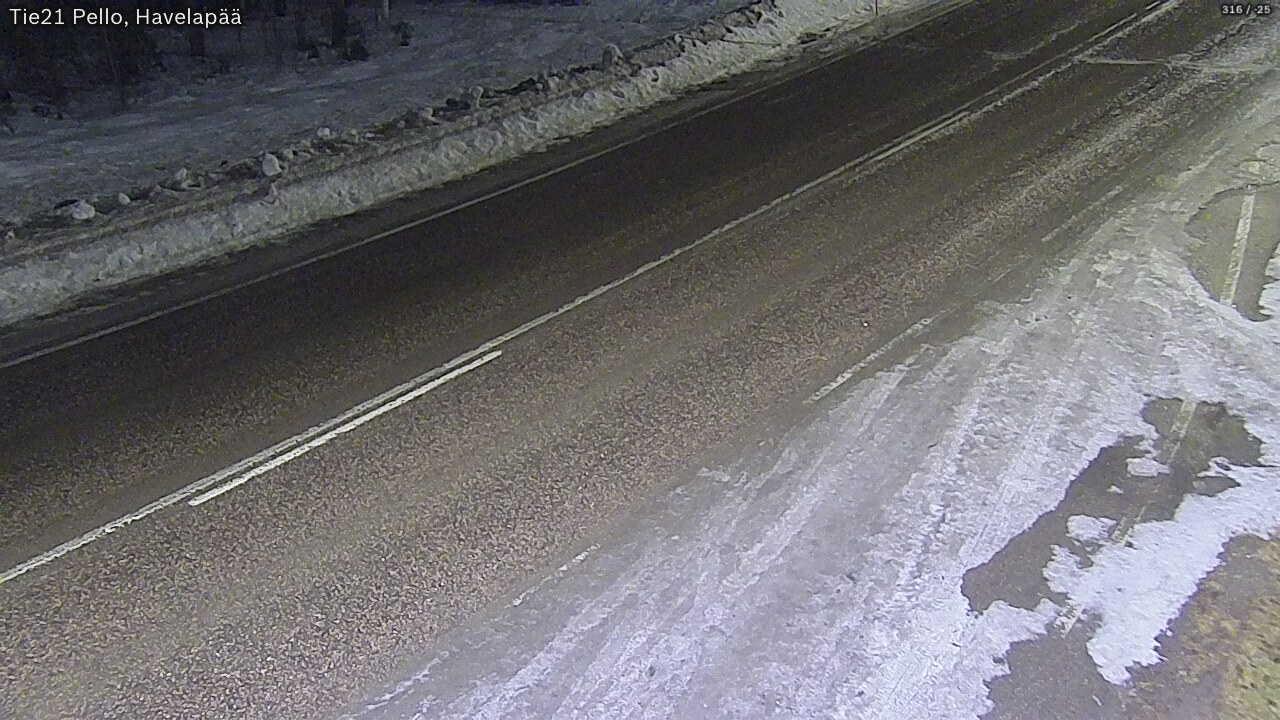 Kelikamerat Kuva Tie 21 Pello, Havelanpää, Pello, Lappi