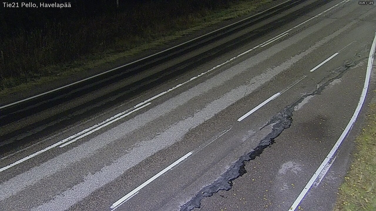 Kelikamerat Kuva Tie 21 Pello, Havelanpää, Pello, Lappi