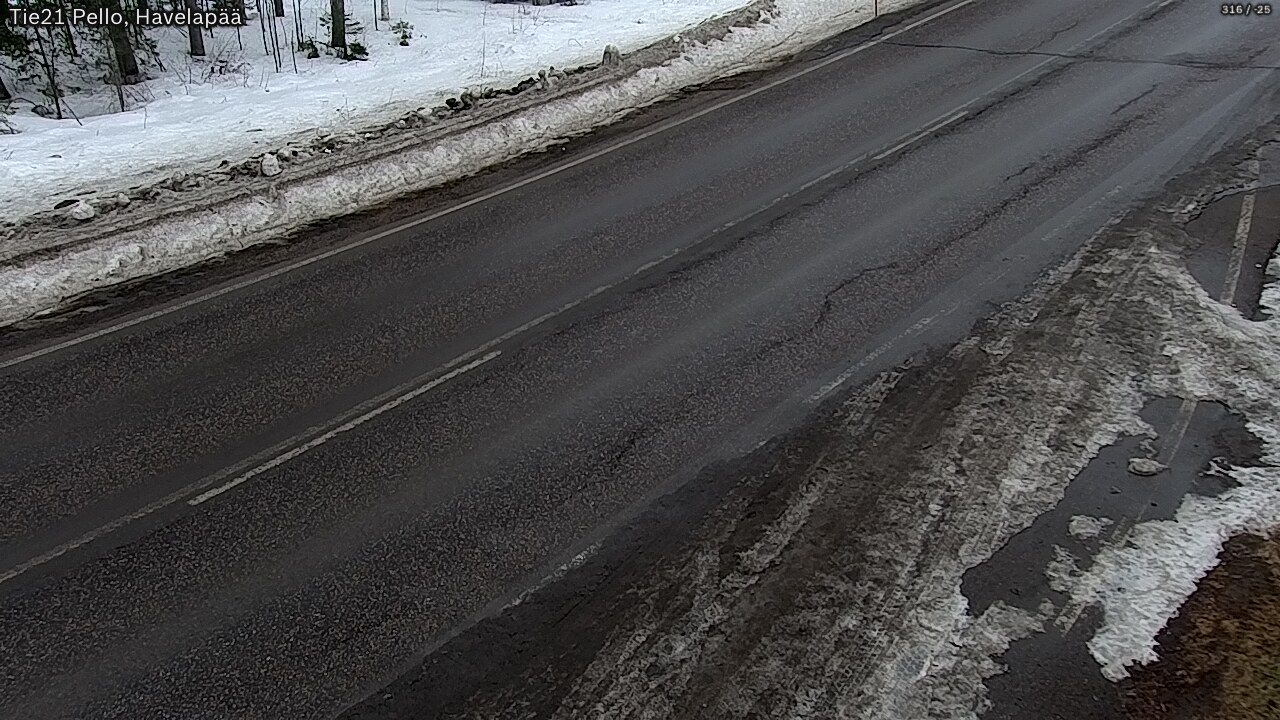 Kelikamerat Kuva Tie 21 Pello, Havelanpää, Pello, Lappi