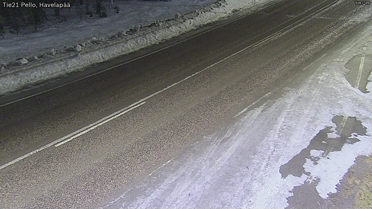 Kelikamerat Kuva Tie 21 Pello, Havelanpää, Pello, Lappi