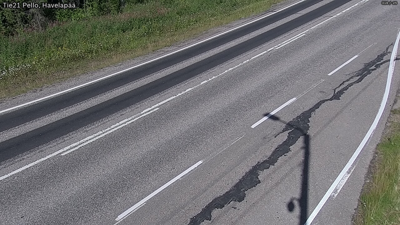 Weather Camera Image Väg 21 Pello, Havelanpää, Pello, Lappi