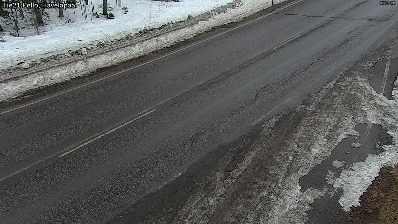 Kelikamerat Kuva Tie 21 Pello, Havelanpää, Pello, Lappi