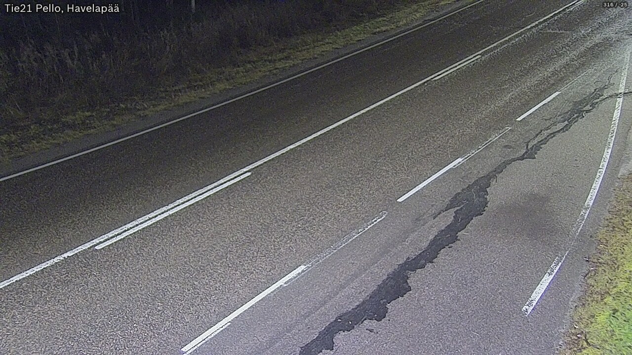 Kelikamerat Kuva Tie 21 Pello, Havelanpää, Pello, Lappi