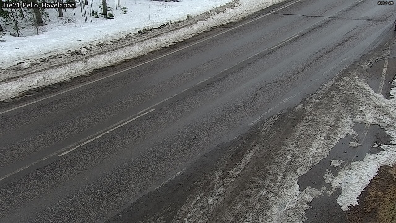 Kelikamerat Kuva Tie 21 Pello, Havelanpää, Pello, Lappi