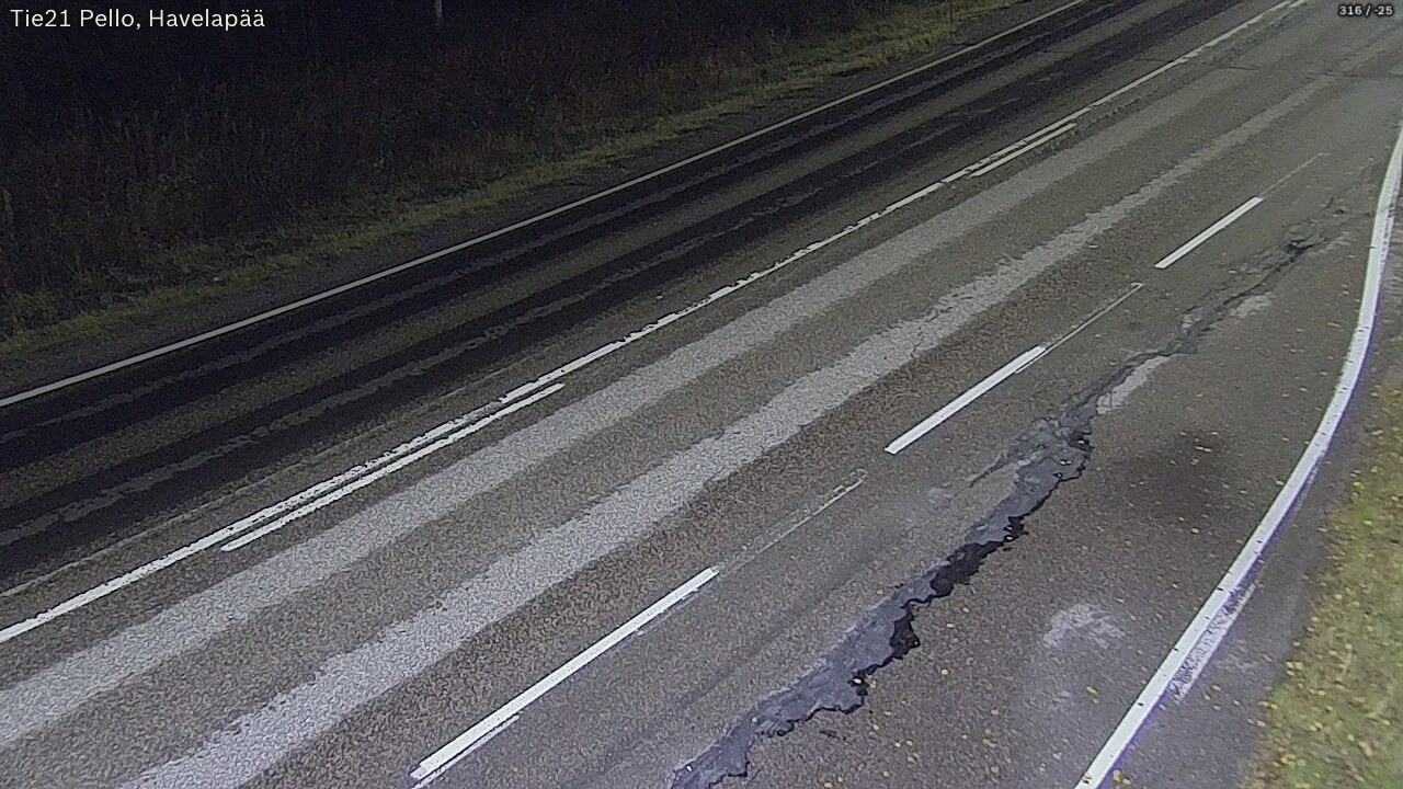 Kelikamerat Kuva Tie 21 Pello, Havelanpää, Pello, Lappi