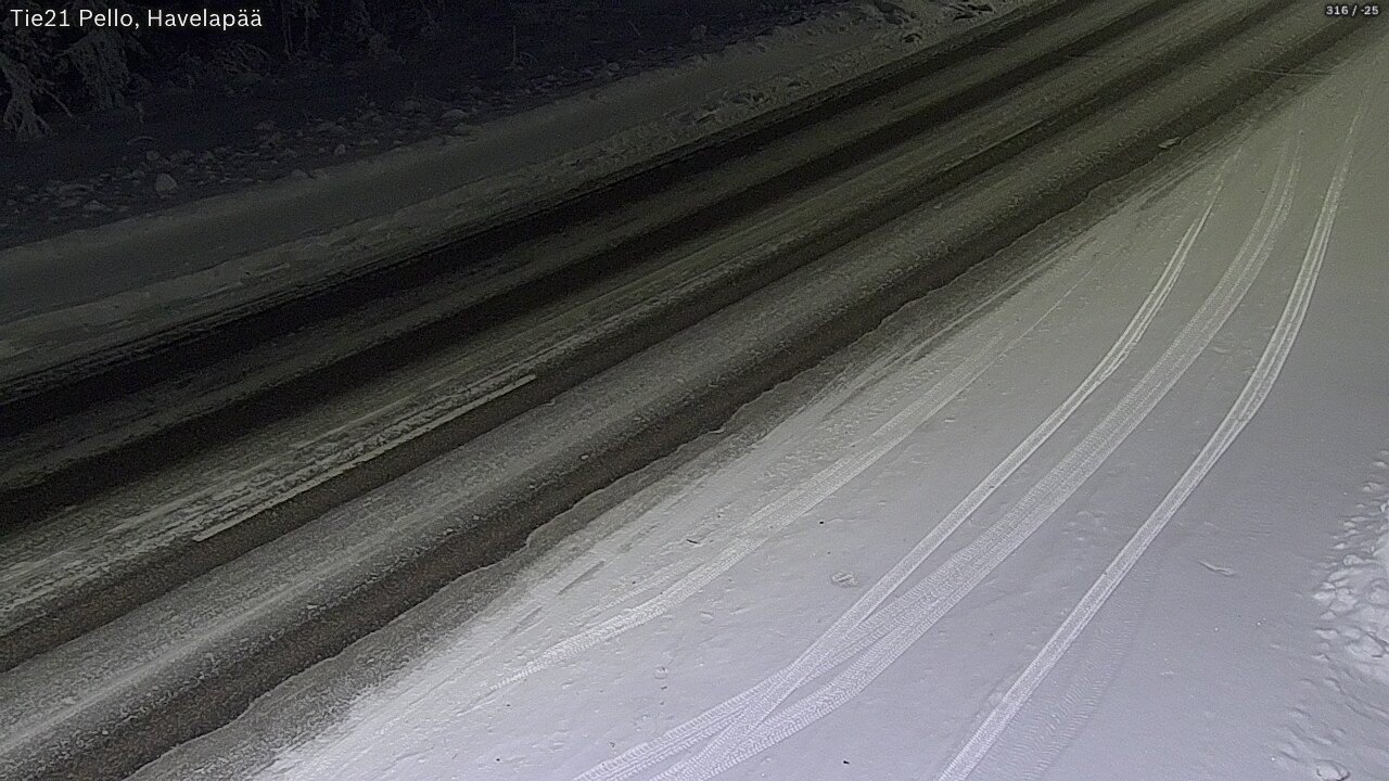 Kelikamerat Kuva Tie 21 Pello, Havelanpää, Pello, Lappi