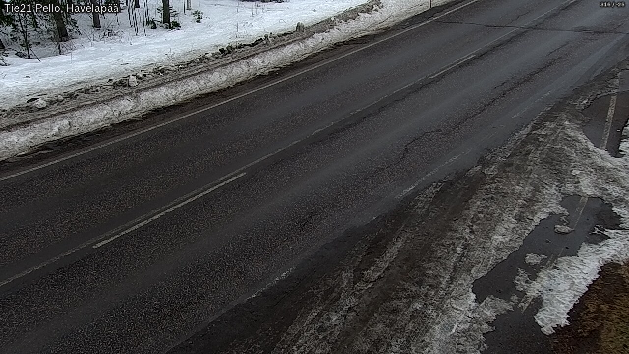 Kelikamerat Kuva Tie 21 Pello, Havelanpää, Pello, Lappi