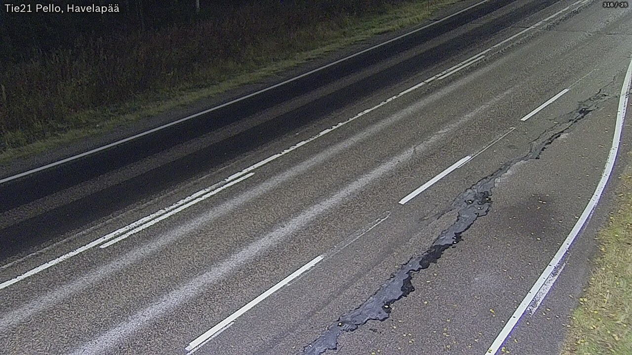 Kelikamerat Kuva Tie 21 Pello, Havelanpää, Pello, Lappi