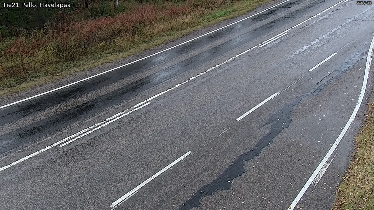 Kelikamerat Kuva Tie 21 Pello, Havelanpää, Pello, Lappi
