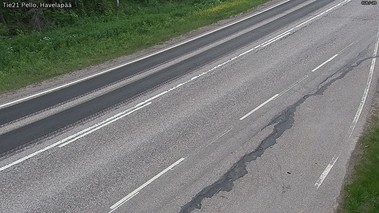 Kelikamerat Kuva Tie 21 Pello, Havelanpää, Pello, Lappi