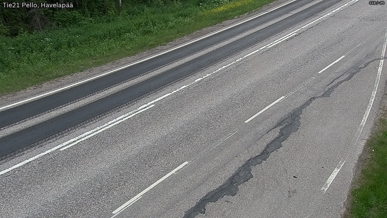 Kelikamerat Kuva Tie 21 Pello, Havelanpää, Pello, Lappi