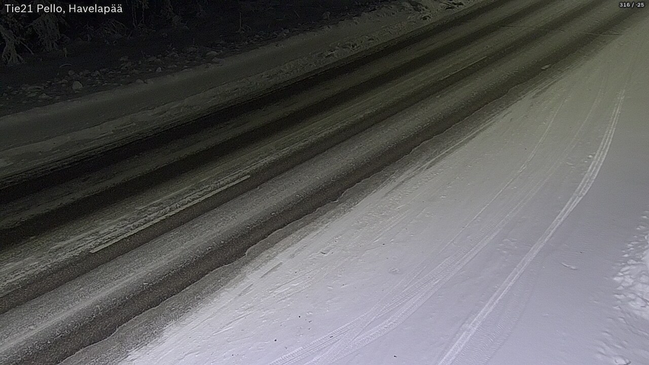 Kelikamerat Kuva Tie 21 Pello, Havelanpää, Pello, Lappi