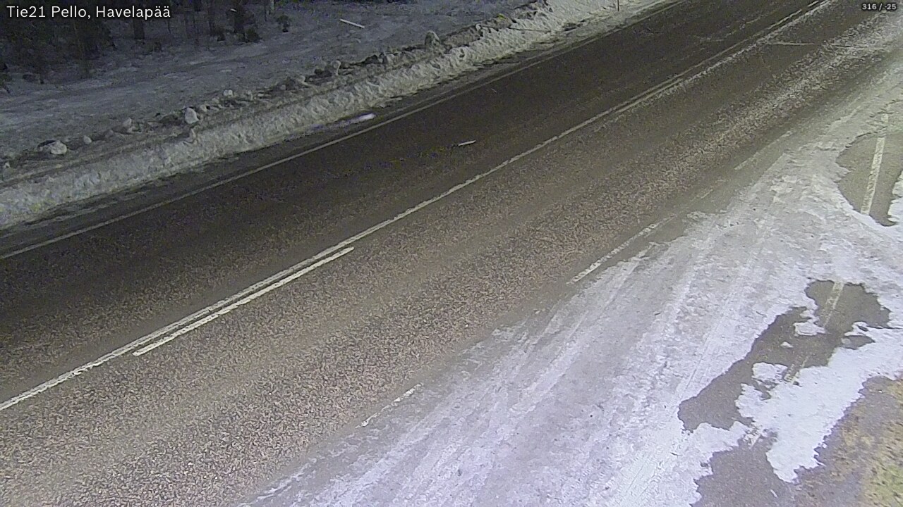 Kelikamerat Kuva Tie 21 Pello, Havelanpää, Pello, Lappi