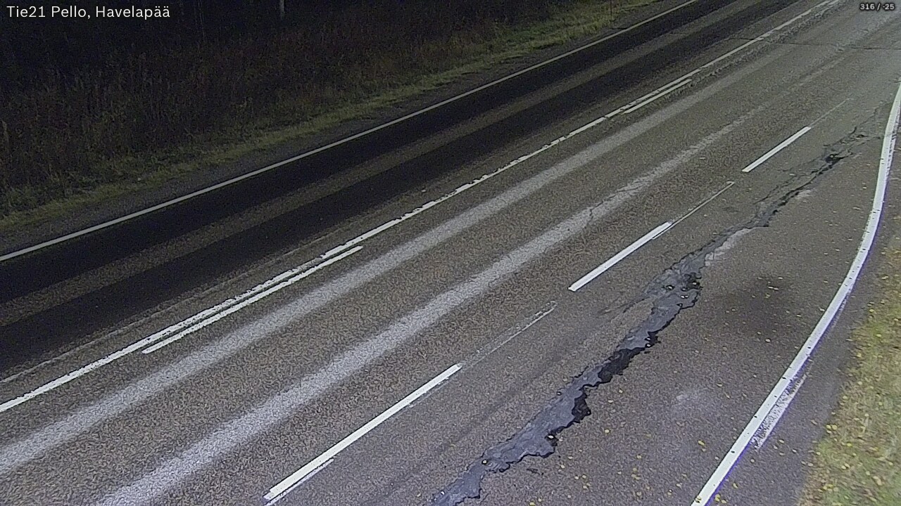 Kelikamerat Kuva Tie 21 Pello, Havelanpää, Pello, Lappi