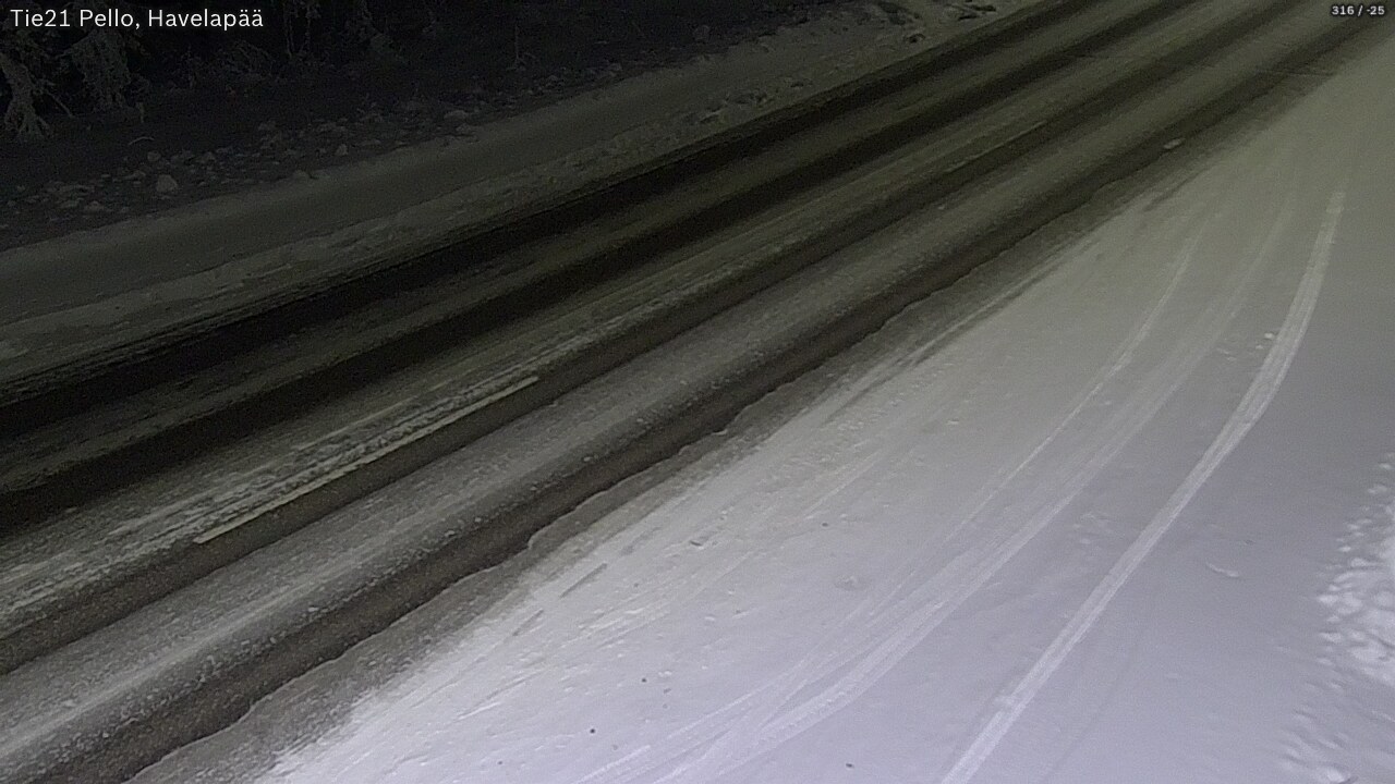 Kelikamerat Kuva Tie 21 Pello, Havelanpää, Pello, Lappi